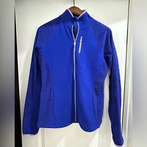 Cobalt Blue/purple fleece jacket